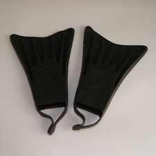 Vintage Fins Typhoon Surf Master Black Medium Diving Scuba Swim England