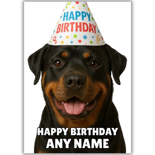 Personalised rottweiler - personalised,
