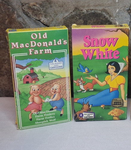 Vintage vhs movies kids - vhs,