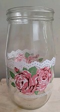Vintage carlton glass storage - glass,