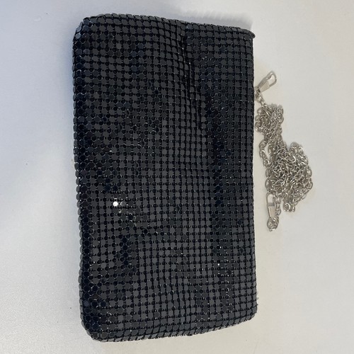 Vintage black mesh chainmail - mesh,