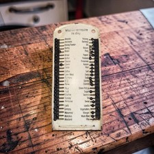 Vintage Tin Notice Board- What
