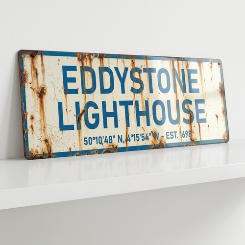 Eddystone lighthouse sign - eddystone,