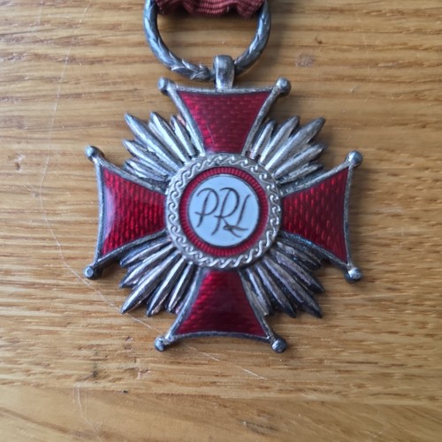 Vintage polish cross - polish, merit