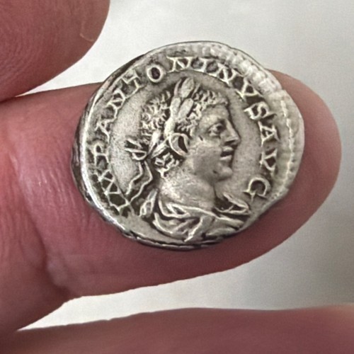 Silver 75g denarius coin - silver,