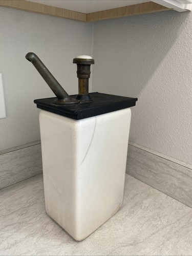Vintage soda fountain - fountain, syrup