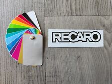 2 x RECARO Seat Car Performance Parts Racing Vinyl Stickers Decals JDM