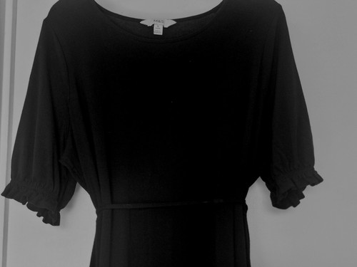 Petite black tiered maxi - petite,