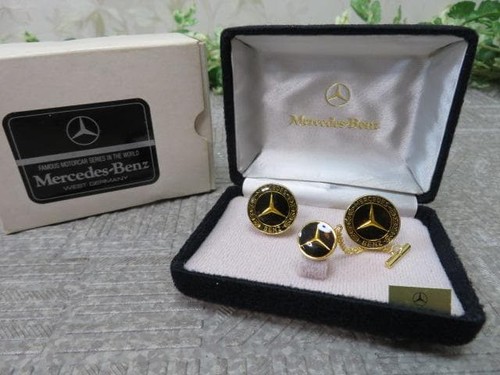 Mercedes benz logo cufflinks - mercedes-benz,