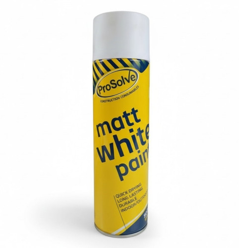 Spray paint aerosol - can, white