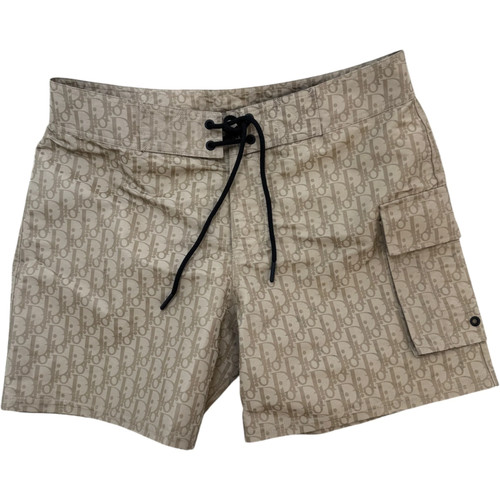 Dior men oblique swim shorts - men's,