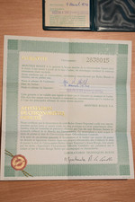 1970s Rolex Oyster Vintage Certificate, Translation And Wallet, Punched Serial