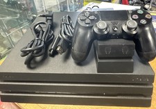 Sony PlayStation 4 PS4 PRO 1TB Black - Console Controller & Charger