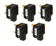 13 Amp Plug Tops Black Permaplug Rubber 13A Electrical  1 5 10 20 50 100