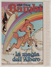 BAMBI AND THE MAGIC OF THE TREE insert smiles and songs tv comics summer 1992
