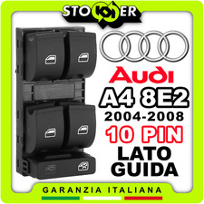 Drive Side Button Window Regulator Glass Switches for Audi A4 8EC 10PIN