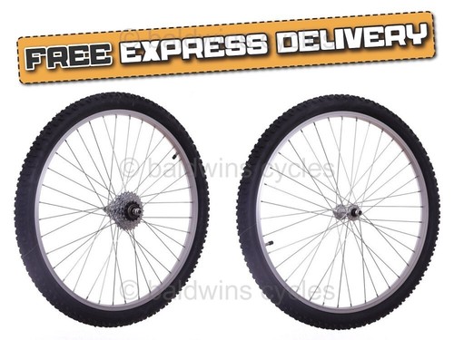 Pair mountain bike wheels - pair,