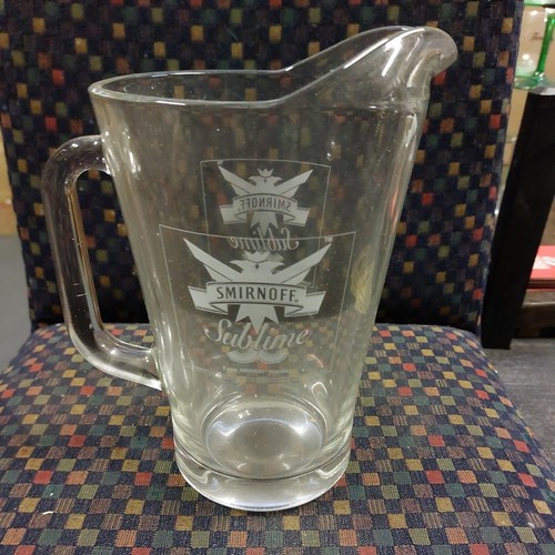 Smirnoff glass jug - glass,