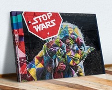STAR WARS YODA STOP WARS ANTI