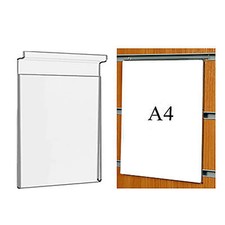 A4 Acrylic Slatwall Panel