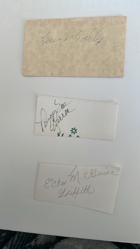 Buddy holly related signatures - buddy,