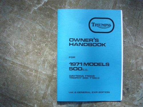 Triumph 1971 500cc twins - triumph,