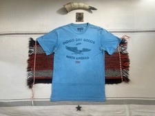Levi's Indigo Dry Goods T-Shirt S-M Vintage 90s Clothing Eagle America Rare 37"