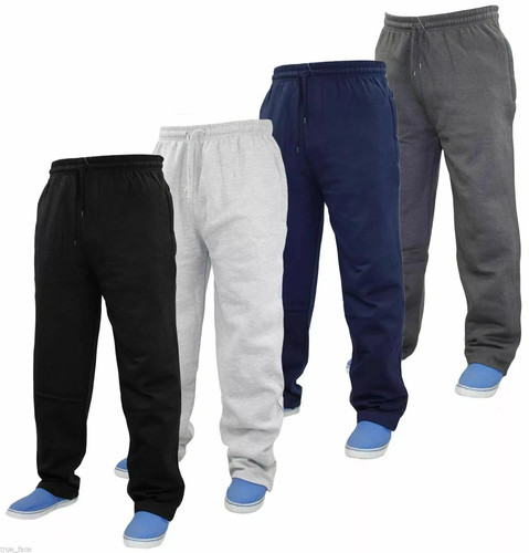 Mens fleece open hem - fleece, bottoms