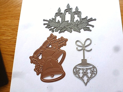 Three christmas cutting - cutting, dies..