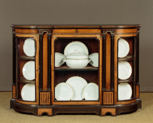 Antique ebonized burr walnut - antique,
