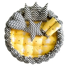 Yellow & White Reversible Baby