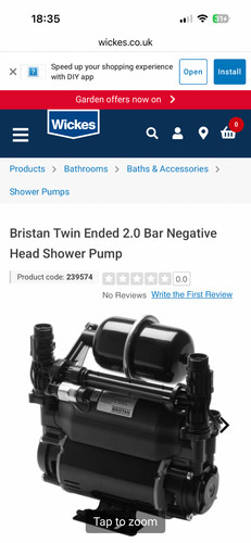 Bristan 0bar twin end - bristan,
