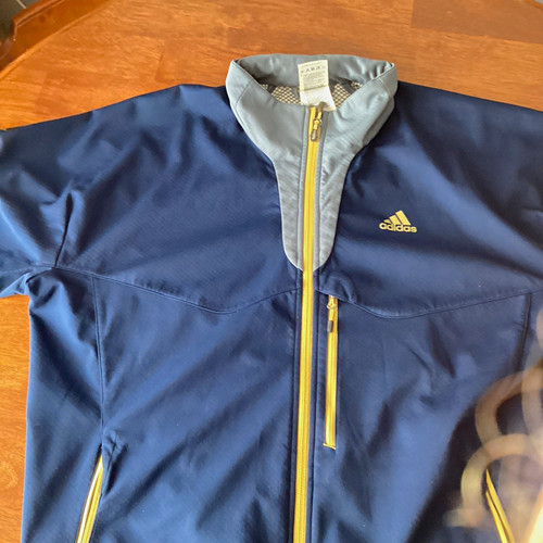 Adidas men track - jacket, l
