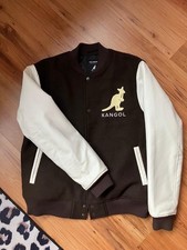 Kangol varsity jacket brown