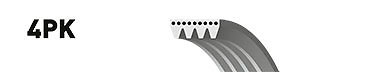Gates alternator fan ribbed - gates, v-ribbed