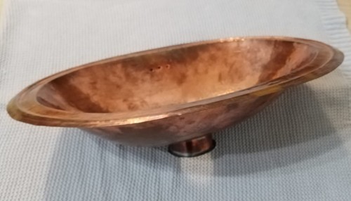 Hand made oval - made,