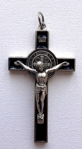 Benedict crucifix metal - crucifix,