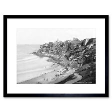 Vintage Photo Newcastle Tyne Tynemouth England Framed Print 12x16 Inch