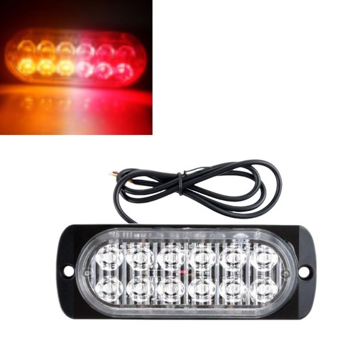 12led 12v 24v car - strobe, light