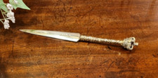 RARE 1977 JUBILEE Stuart Devlin HALLMARKED SILVER Crowned LETTER OPENER