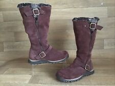 Skechers Originals Grand Jams Alpine Way Suede/Faux Fur Boots Brown UK 7 - EU 40