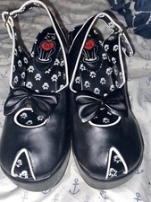 tuk maryjane kitty pumps size 7 Black Bow Kitty Paws