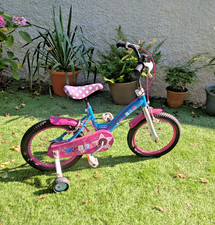 Pink and Blue Polly Bike Ages 5-7 with stabilizer's pick up Birmingham 31