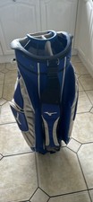 Mizuno Men's Retro Golf Cart Bag Blue/White