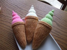 Hand knitted food - hand, food.