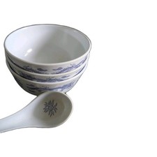 3xChinese Blue White Rice