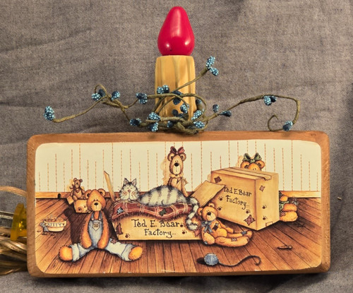 Vintage hand made decoupage - vintage, hand-made