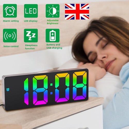 Alarm clock led display - alarm,