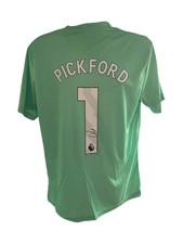 Jordan Pickford Signed Everton Goalkeeper Shirt Comes With COA