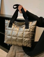 Quilted Detail Shoulder Tote